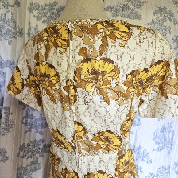 Size M Short Sleeve Knee Length Dress Cotton NEW - Picture 8 of 9